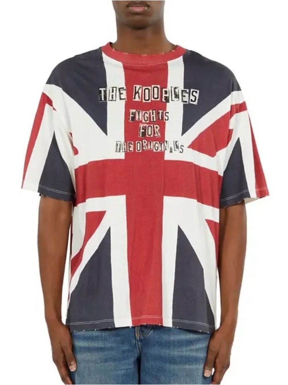 THE KOOPLES Oversized UK Flag Shirt